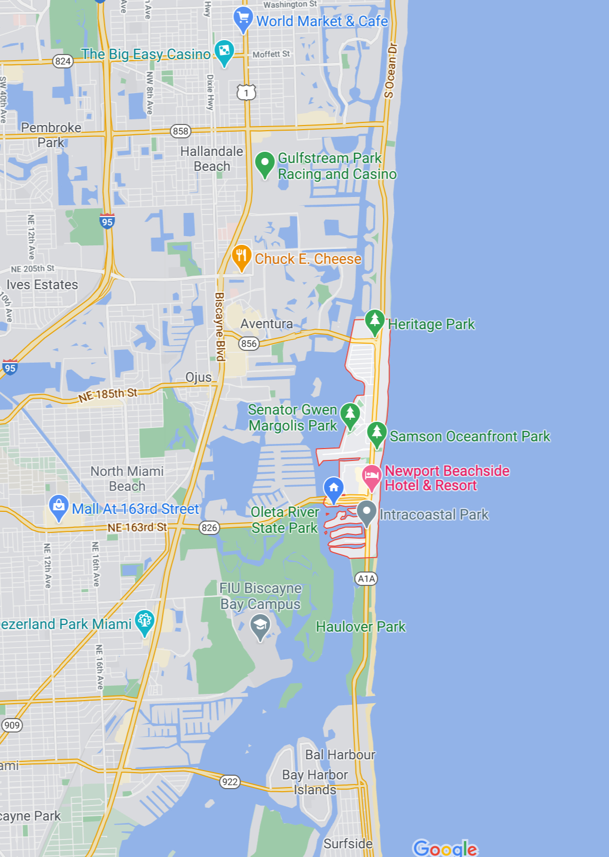 Miami Neighborhoods. Sunny Isles Beach. | Miami Luxury Real Estate with regard to Map Of Sunny Isles Beach Florida
