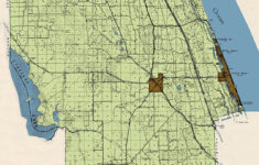 Mid 1900S Map Of Flagler County Florida - Etsy in Map Of Flagler County Florida