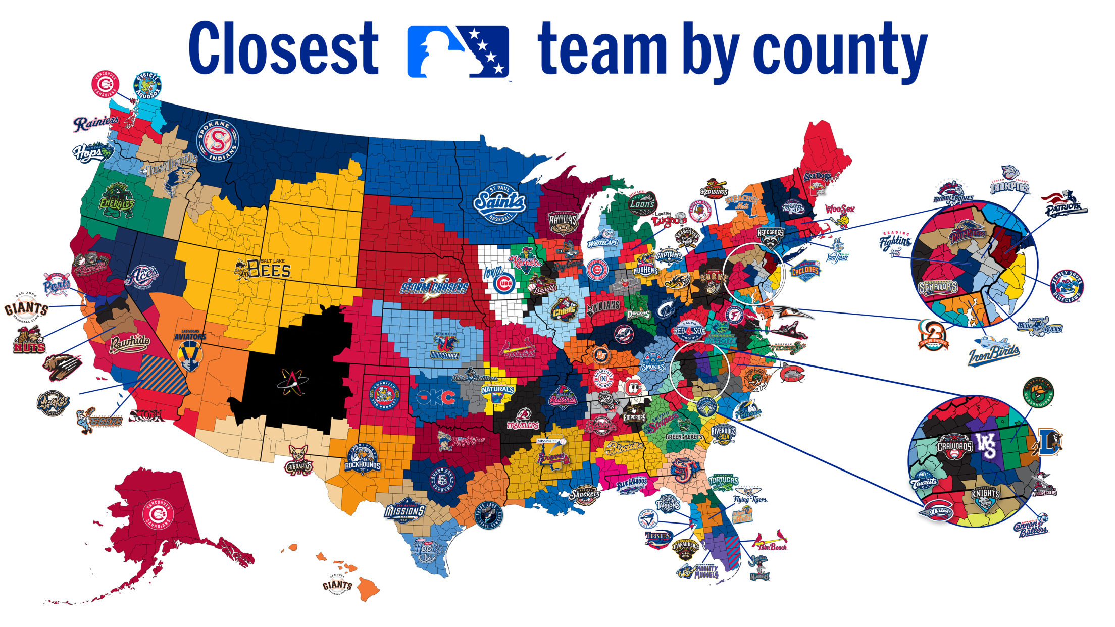 Minor League Baseball Fans | Milb throughout Map of Minor League Baseball Teams in Florida