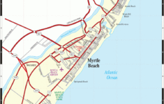 Myrtle Beach Road Map inside Map Of Myrtle Beach Florida