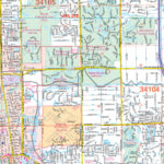 Naples & Collier County, Fl Wall Mapkappa   The Map Shop Throughout Tourist Map Of Naples Florida