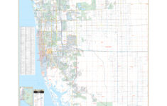 Naples &amp; Collier County, Fl Wall Mapkappa - The Map Shop with regard to Map Of Naples Florida Usa