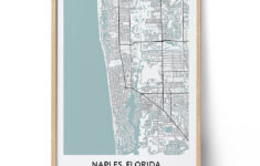 Naples Florida Map Poster - Your City Map Art - Positive Prints regarding City of Naples Florida Map
