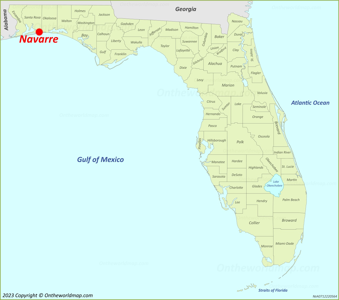 Navarre Map | Florida, U.s. | Discover Navarre With Detailed Maps inside Map Of Florida Navarre Beach