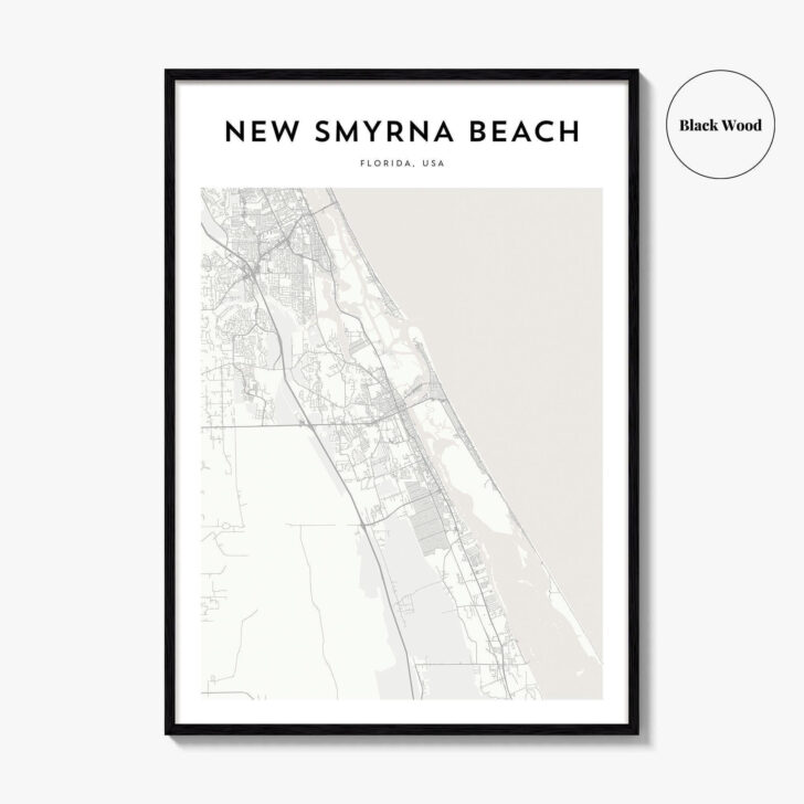 Map of Smyrna Beach Florida Map of Smyrna Beach Florida