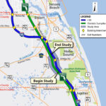 New Direct Connection Interchange Between Turnpike And I 95 At Se In Map Of I 95 Florida
