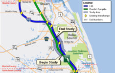 New Direct Connection Interchange Between Turnpike And I-95 At Se in Map Of I 95 Florida