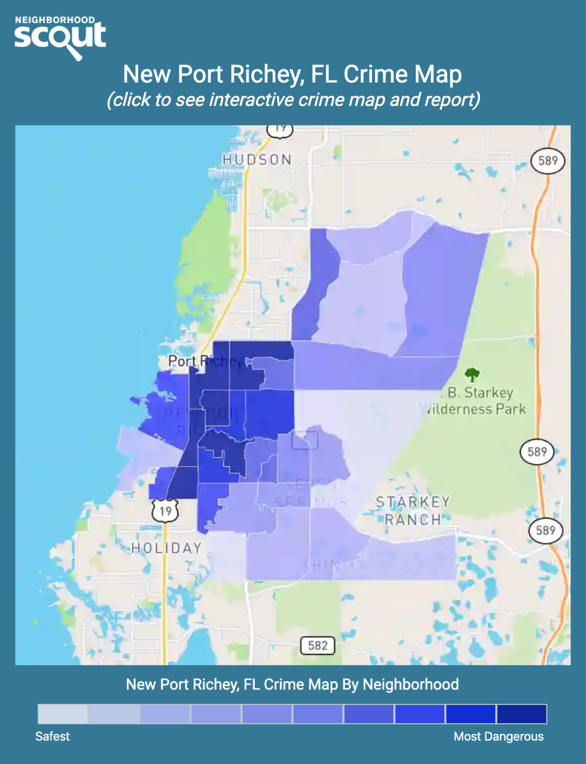 New Port Richey Crime Rates And Statistics - Neighborhoodscout in Map of New Port Richey Florida