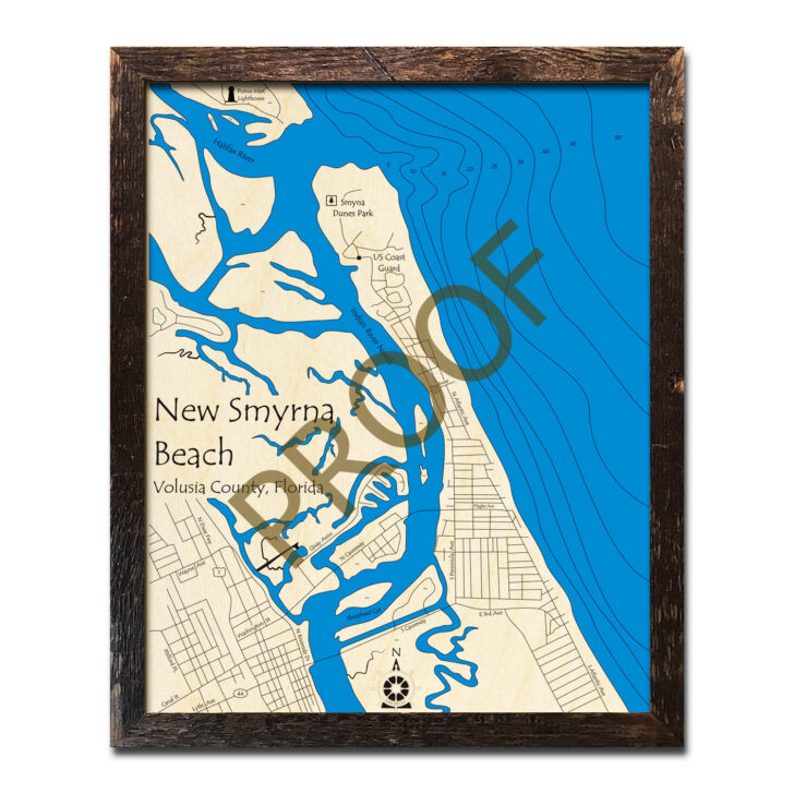 Map of New Smyrna Florida