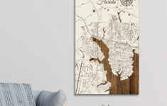 Niceville, Florida Street Map | Wood Engraved Map | Wall Art| Wood intended for City Map Of Niceville Florida