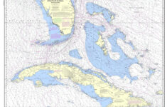 Noaa Chart - Straits Of Florida And Approaches - 11013 - The Map Shop within Map Of Straits Of Florida