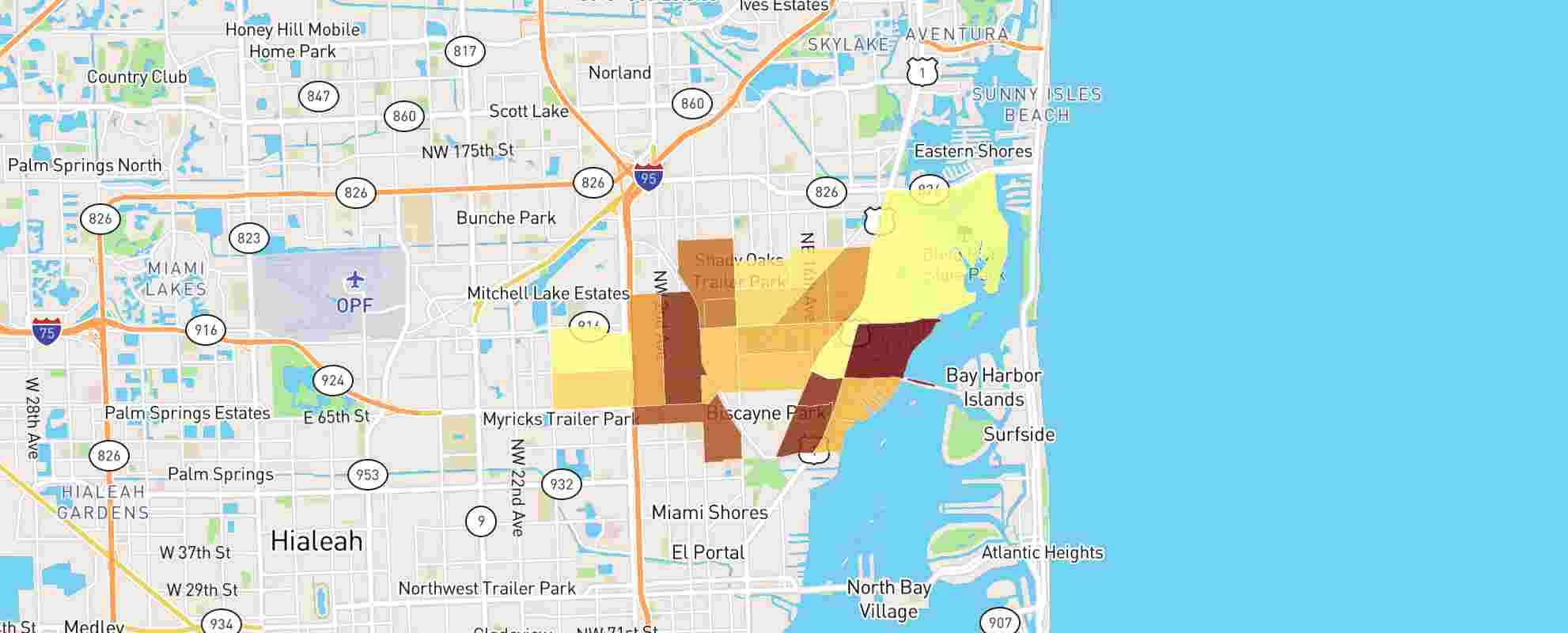 North Miami, Fl Real Estate Market Data - Neighborhoodscout intended for Map Of North Miami Florida