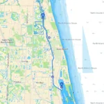 North Palm Beach To Jupiterboat   Savvy Navvy Smart Routing Pertaining To Map Of North Palm Beach Florida