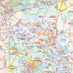 Northeast Florida Regional Wall Mapkappa   The Map Shop With Regard To Map Of Cities In North Florida