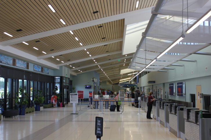 Map of Northwest Florida Beaches International Airport