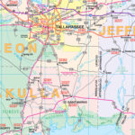 Northwest Florida Regional Wall Mapkappa   The Map Shop Regarding Map Of North West Florida