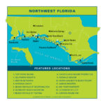 Northwest Floridavacation Guide   Vie Magazine Regarding Map Of Northwest Florida Cities