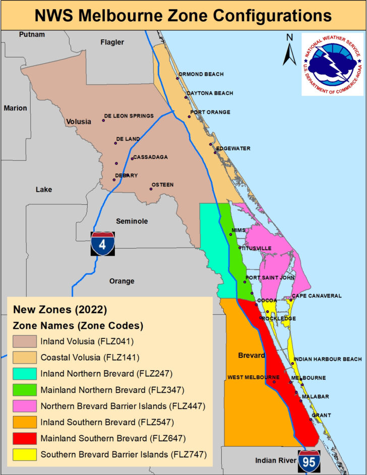 Map of Melbourne Beach Florida