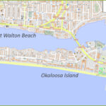 Okaloosa Island Map   Ontheworldmap Pertaining To Map Of Okaloosa Island Florida