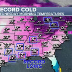 Once In A Lifetime Snow Hits Gulf Coast, With Record Breaking Within Map Of Snow In Florida