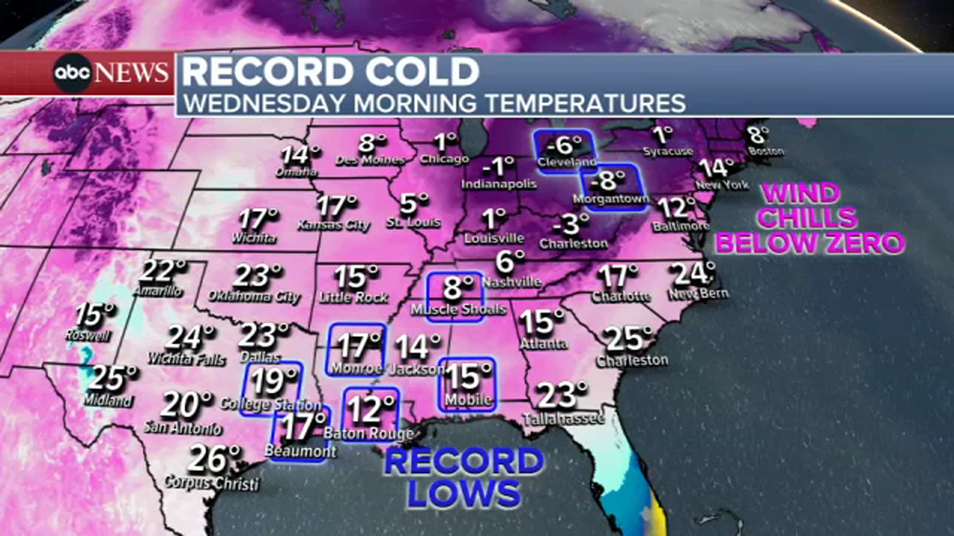 Once-In-A-Lifetime Snow Hits Gulf Coast, With Record-Breaking within Map of Snow in Florida