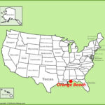 Orange Beach Location On The U.s. Map   Ontheworldmap Inside Map Of Orange Beach Florida