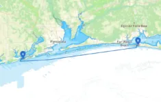Orange Beach To Destinboat – Savvy Navvy Smart Routing within Map Of Orange Beach Florida