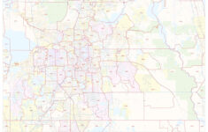 Orange County, Florida - Zip Codesmap Sherpa - The Map Shop with regard to Map Of Orange County Florida With Zip Codes