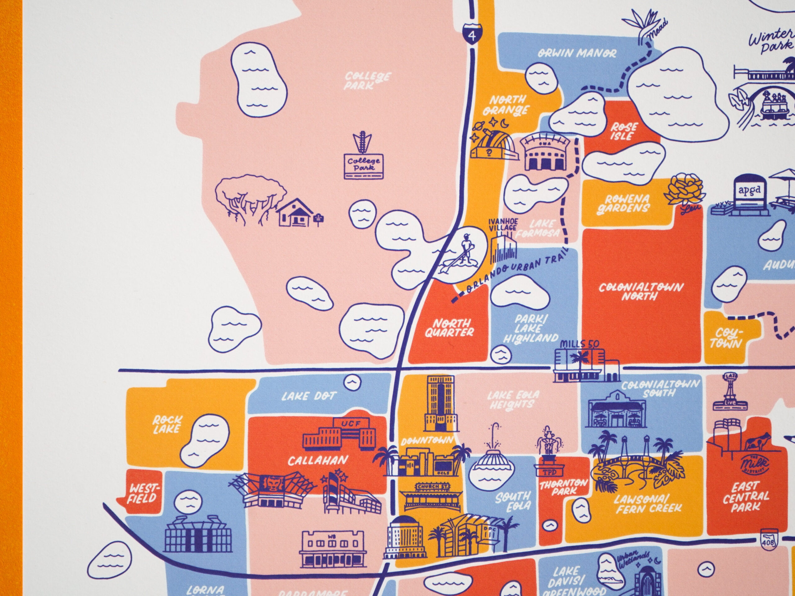 orlando downtown map etsy with regard to map of downtown orlando florida scaled Orlando Downtown Map - Etsy with regard to Map of Downtown Orlando Florida