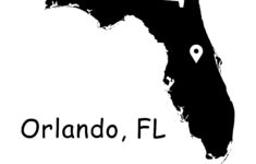 Orlando Florida State Map, Orlando City Fl Florida Usa Map in Orlando on a Map of Florida