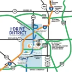 Orlando Maps   Maps Of I Drive   International Drive Resort Area Within Map Of Orlando Florida International Drive