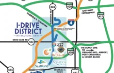 Orlando Maps - Maps Of I-Drive - International Drive Resort Area within Map Of Orlando Florida International Drive