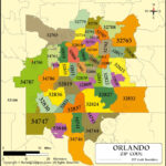 Orlando Zip Code Map For Map Of Zip Codes In Orlando Florida