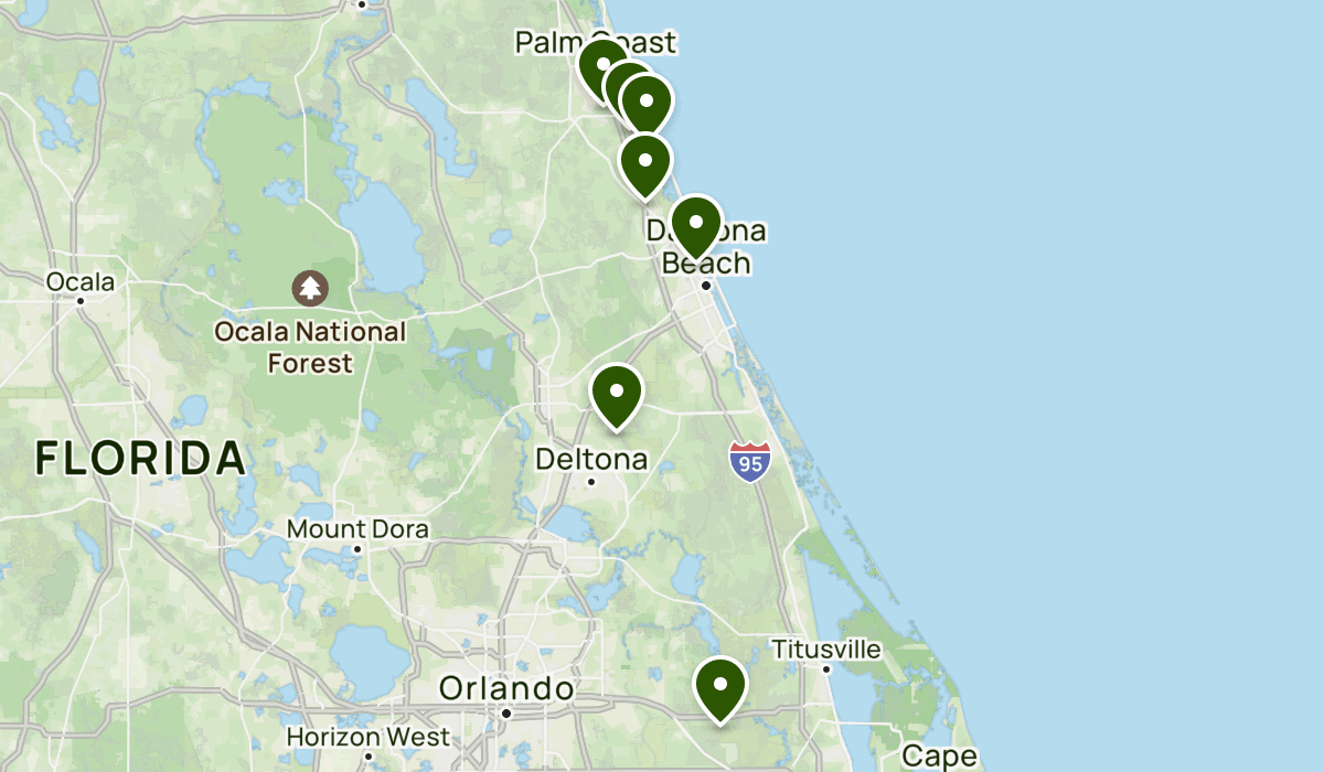 Ormond Beach | List | Alltrails regarding Map Of Florida Ormond Beach