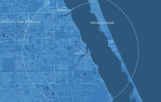 Palm Bay Fl City Vector Road Map Blue Textfrank Ramspott inside Map of Florida Showing Palm Bay