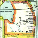 Palm Beach County, 1921 Throughout Palm Beach Map Of Florida