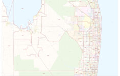 Palm Beach County, Florida Zip Codes Map | Stanfords within Zip Code Map Of Palm Beach County Florida
