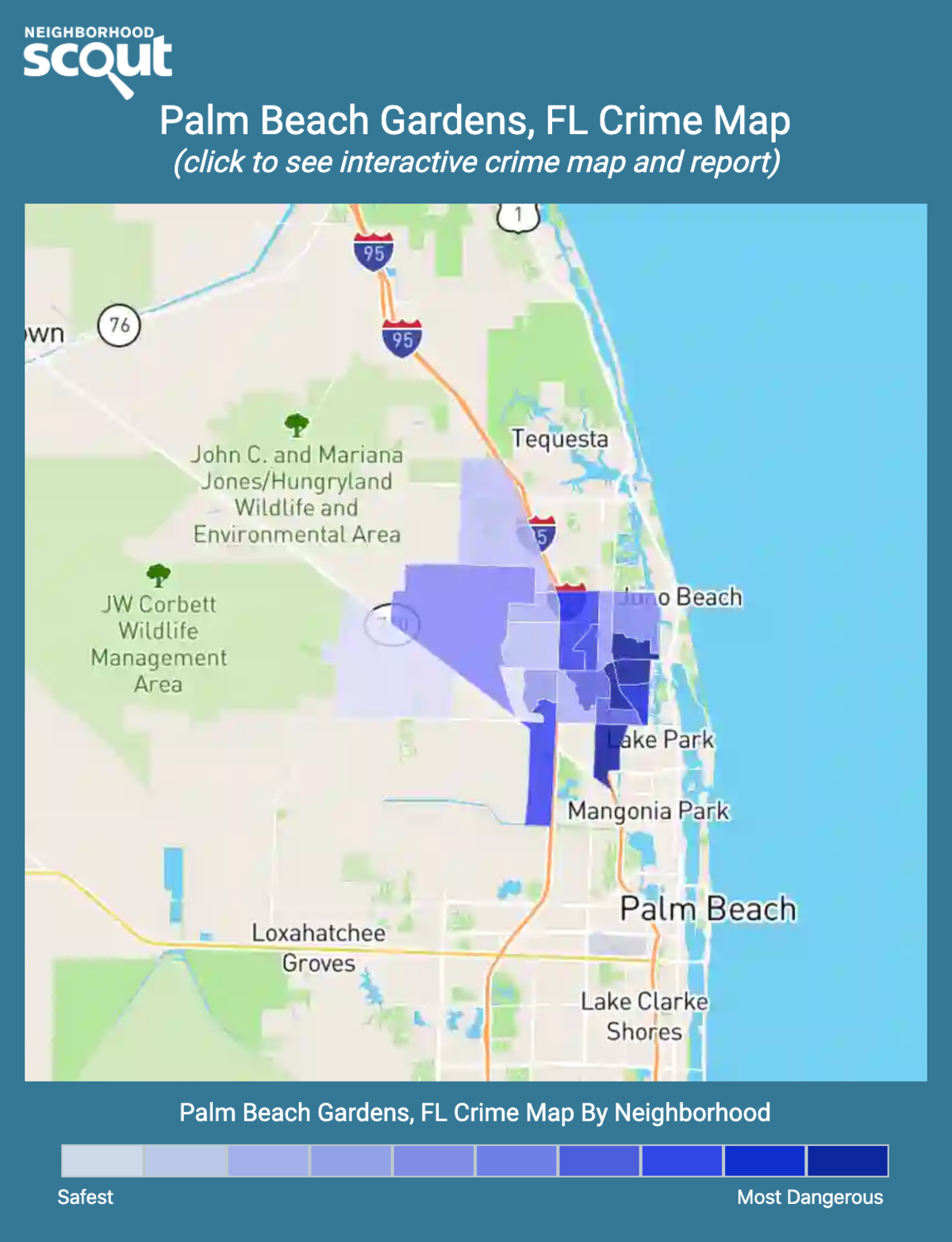 Palm Beach Gardens Crime Rates And Statistics - Neighborhoodscout for Map of Palm Beach Gardens Florida