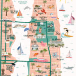 Palm Beach   Landkarte Und Reiseführer   Etsy.de Inside Map Of Palm Beach Florida Palm Beach   Landkarte Und Reiseführer   Etsy.de Inside Map Of Palm Beach Florida