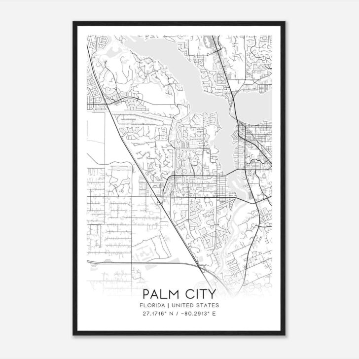 Map of Palm City Florida