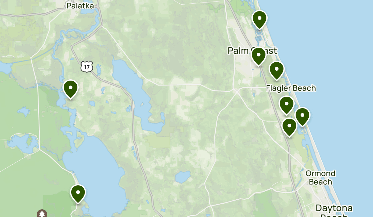 Palm Coast Florida | List | Alltrails with Map of Florida Palm Coast