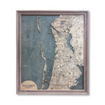 Palm Harbor Map, Clearwater Map, Florida Map, Custom Wood Map Regarding Map Of Florida Palm Harbor