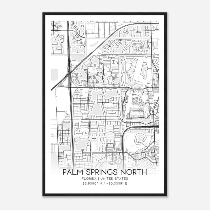 Map of Florida Palm Springs
