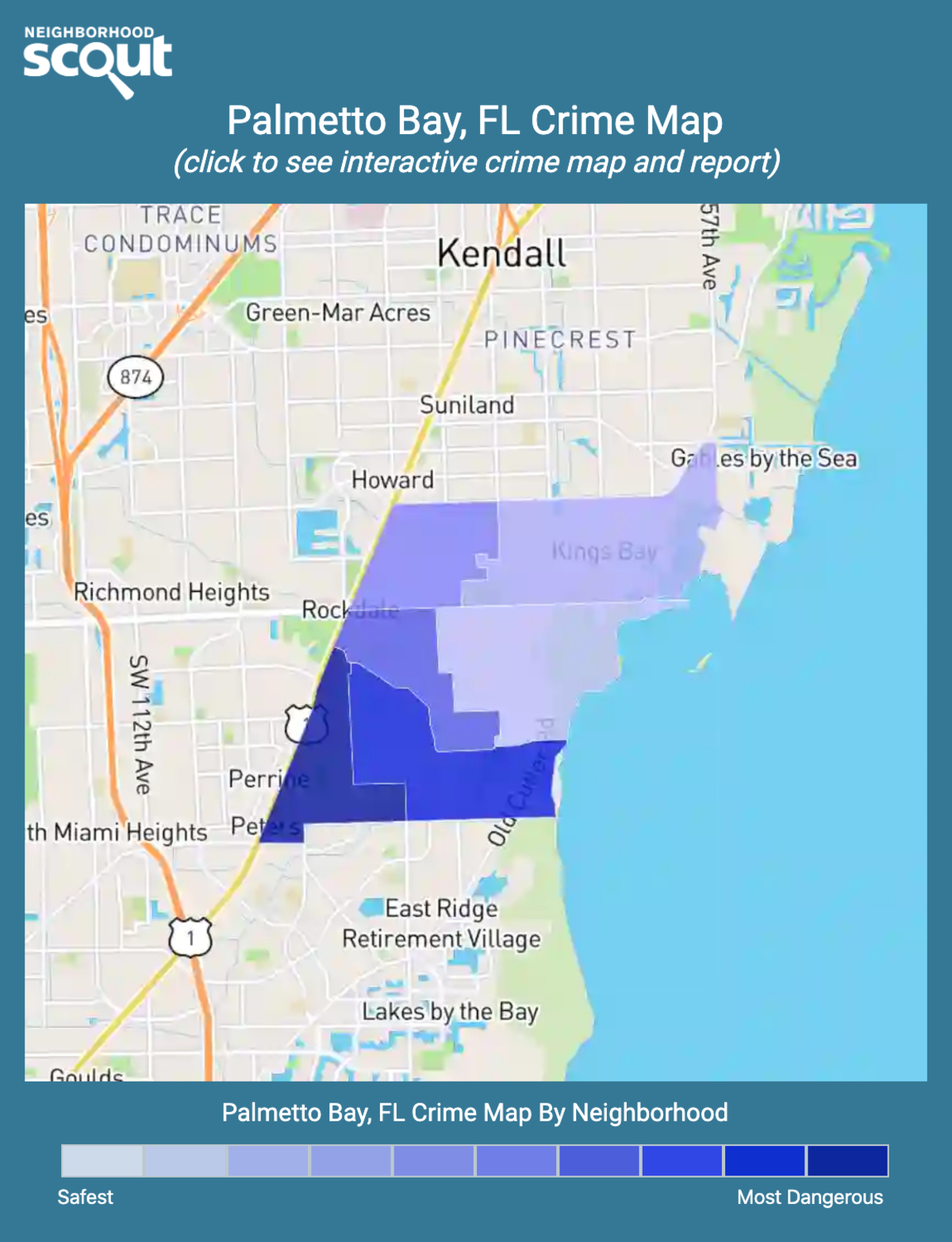 Palmetto Bay, 33158 Crime Rates And Crime Statistics regarding Map of Palmetto Bay Florida