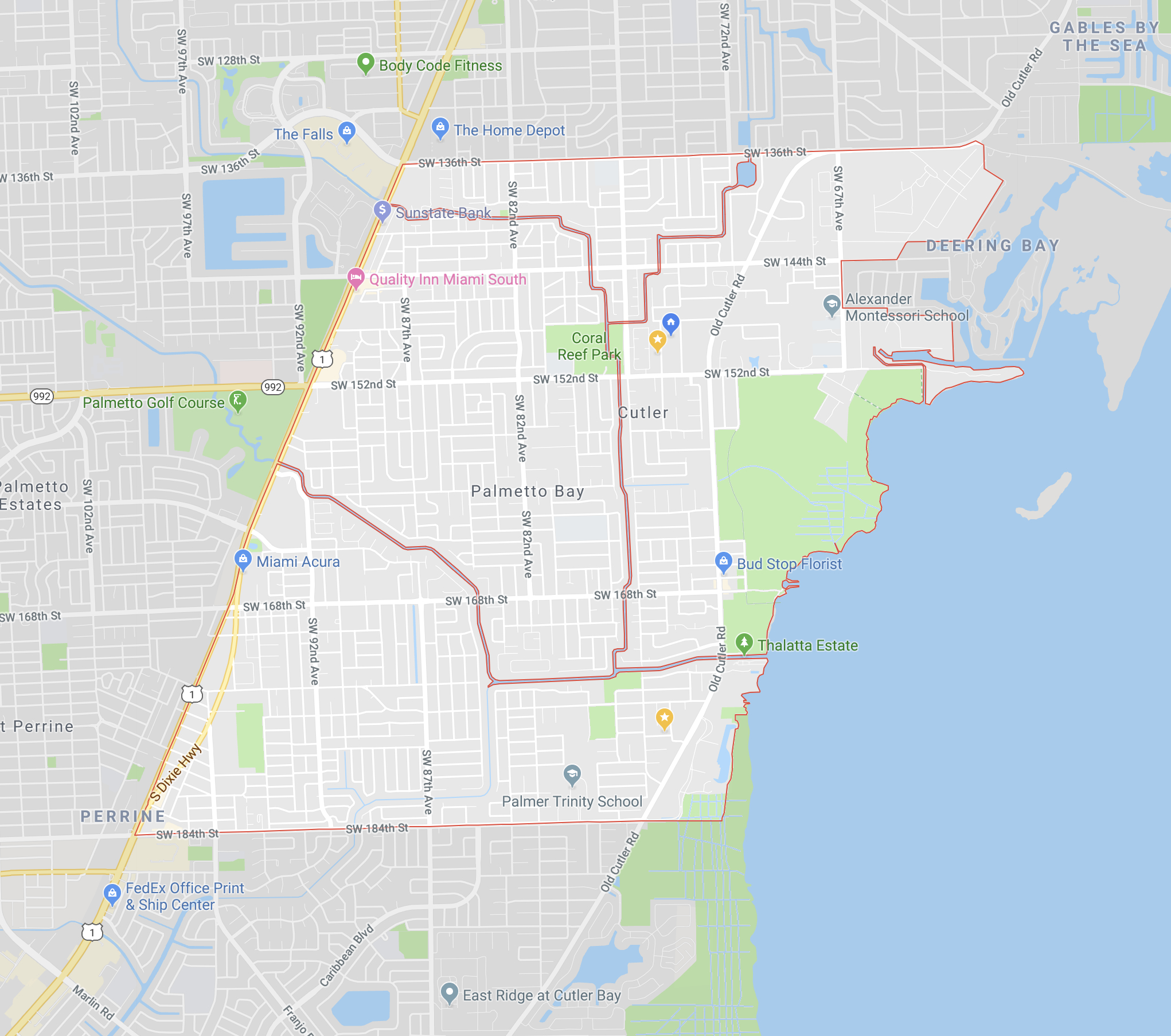 Palmetto Bay, Fl: Village Living In Miami-Dade for Map of Palmetto Bay Florida