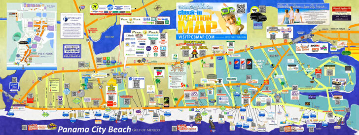Map of Florida Panama City Beach