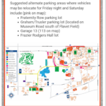 Parking Psa: Friday Before Football Home Game Days. (Scroll In University Of Florida Football Parking Map
