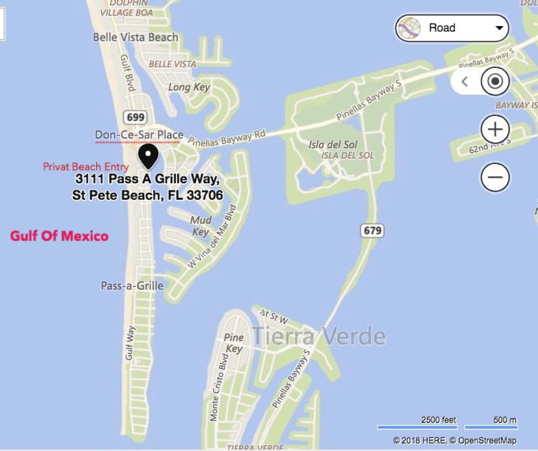 Pass-A-Grille Beach Marina Bay Dock Pool Boat Slip | St Pete Beach with Map Of Pass A Grille Florida