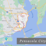 Pensacola City Limits Vs. Escambia County Inside Map Of Pensacola Florida Area