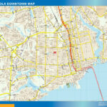 Pensacola Downtown Map | Australia Wall Maps. Shopping Online For Street Map Of Pensacola Florida